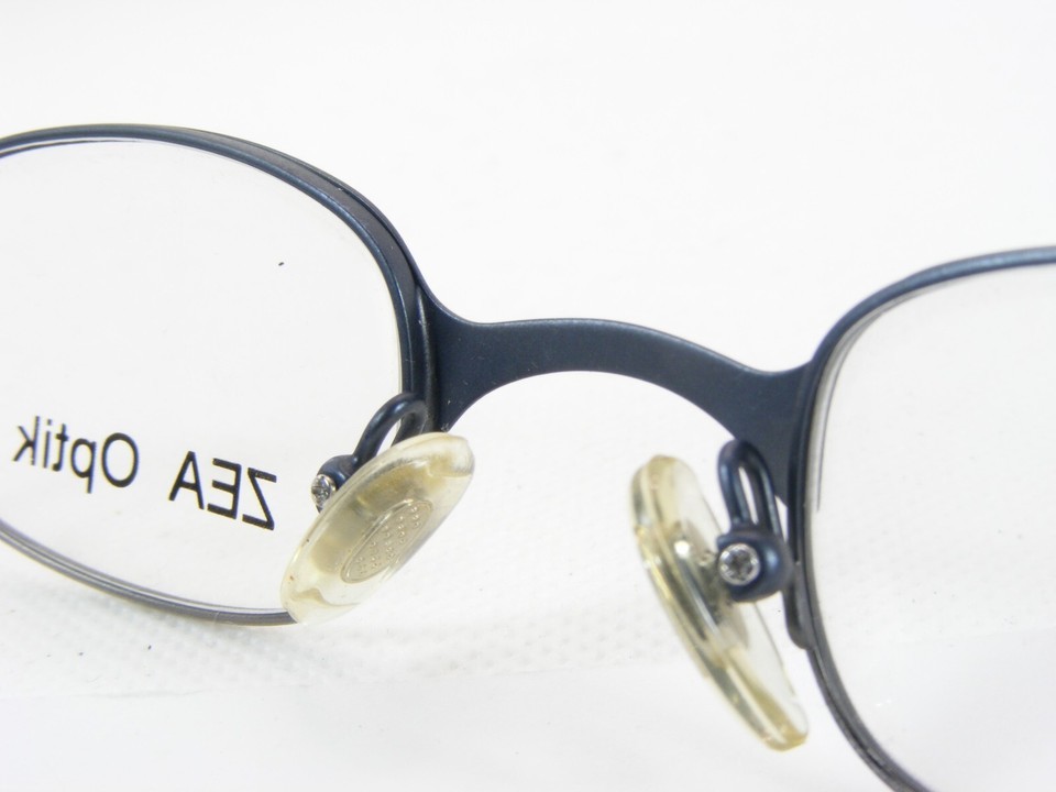 Vintage ZEA YM5 06 Matt Blue RARE EYEGLASSES GLASSES FRAME 40-25-135mm Italy Item image 8