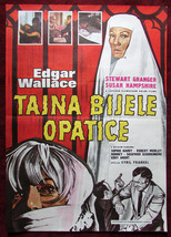 1966 Original Movie Poster The Trygon Factor Edgar Wallace Stewart Granger EX YU - £27.00 GBP