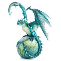 Earth Dragon and Globe Figurine - $90.07