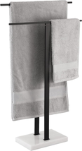 KES Standing Towel Rack, 2-Tier Towel Racks for Bathroom Freestanding with Marbl - £86.58 GBP