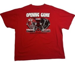 2012 KC Kansas City Chiefs Mens XXL T Shirt Opening Day Game Atlanta Falcons - $23.38