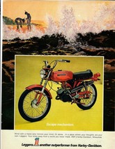 1972 Harley Davidson Leggero Vintage Print Ad Motor Bike Dirt Bike - $14.45