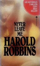 Never Leave Me by Harold Robbins / 1993 Avon Paperback Thriller - £1.81 GBP