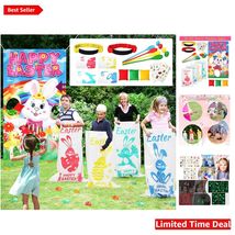 Durable 23-Piece Easter Games Set with Glow-in-the-Dark Stickers for Fes... - $35.59