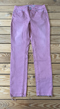 seven 7 Jeans women’s mid Rise ankle skinny jeans Size 4 Pink P8 - $15.06