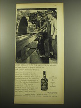 1960 Jack Daniel&#39;s Whiskey Ad - Chips still fly in the hollow - $14.99