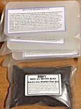 2- bags 100%ALL Natural Black Walnut Hull Powder dye &amp; 5 lbs white trap ... - $31.40