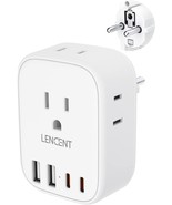 Germany France Travel Power Adapter Schuko E F Power Plug Adaptor with 4... - $33.80