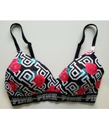Victoria&#39;s Secret PINK Wear Everywhere Wireless Bra Size 34C Floral Prin... - $21.73 CAD