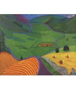 DAVID HOCKNEY North Yorkshire 19.75&quot; x 24.25&quot; Offset Lithograph 1997 Pop... - $191.47 CAD