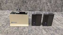 Lot of 2 Motorola Spirit VHF Pager &amp; Charger - Vintage - Powers On - $23.99