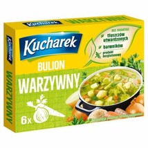 Kucharek VEGETABLE bouillon from Europe 6  cubes 60g FREE SHIPPING - £4.54 GBP