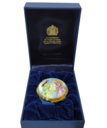 Trinket Pill Box VTG Halcyon Days Golden Rule Mary Kay England Enamel Co... - $547.01 MXN