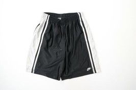 Vintage Nike Mens XL Travis Scott Spell Out Mini Swoosh Heavyweight Shorts Black - £34.21 GBP