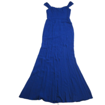 NWT Reformation Marilyn Maxi in Royal Blue Off Shoulder Full Length Dress 6 - $198.00