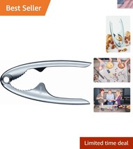 Heavy-Duty Stainless Steel Nut Cracker with Ergonomic Grip &amp; Spring Mech... - $98.49
