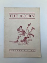 October 1923 The Acorn Roanoke High Shool D&amp;M Official Football Program - £14.92 GBP