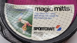 Vintage Sportcraft Magic Mitts Magic Mitt Set Model #11022 OPEN NO BALL ... - £19.45 GBP