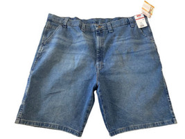 Wrangler Denim Jean Shorts 48 Carpenter Style Medium Wash NEW w/ Tags Mens - £29.16 GBP