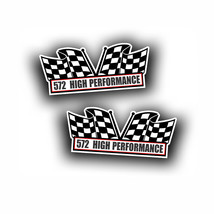 572 High Performance Engine Air Cl EAN Er Decal Fits Chevy Crate Motor Hot Rod 2X - £11.13 GBP