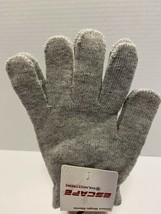 New Polar Extreme Adult Unisex One Size Multi Knit Stretch Magic Gloves Gray - £3.50 GBP