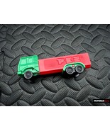 Vintage 1980&#39;s PEZ D Series Vintage Truck R4 Green Cab Cart on Red Trailer - £15.56 GBP