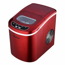 Red Portable Compact Electric Ice Maker Machine Mini Cube 26 lbs/Day - £148.71 GBP