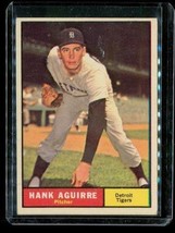 Vintage 1961 Topps Baseball Trading Card #324 Hank Aguirre Detroit Tigers - £6.74 GBP