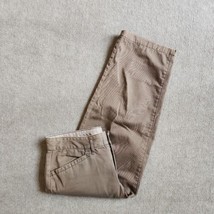 Eddie Bauer Legend Wash Cropped Capri Pants Womens Size 4 Brown Blakely Fit - £17.12 GBP