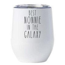 Best Nonnie In The Galaxy Tumbler 12oz Vintage Wine Glass Christmas Gift For Mom - £17.87 GBP
