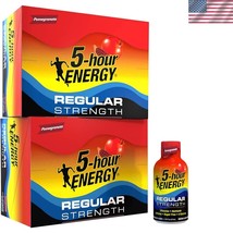 Caffeinated Pomegranate Liquid Shots - 1.93 Oz, 24 Pack for Instant Energy - $91.49