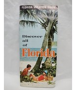 Vintage Florida Vacation Guide Discover All Of Florida Travel Brochure - $10.89