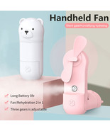 Portable Water Spray Mist Fan USB Rechargeable Handheld Foldable Mini Fan - £27.93 GBP