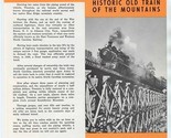Tweetsie R R Historic Old Train in the Mountains Brochure Boone North Ca... - £13.97 GBP