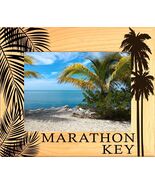 Marathon Key Laser Engraved Wood Picture Frame Landscape (3 x 5) - $28.99