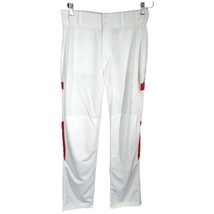 Mens 3XL XXXL White Baseball Pants Adult Red Side Back Pockets Alleson 4... - $44.64