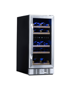 NewAir Dual Zone 29-Bottle Built-In Compressor Wine Coole... - £433.54 GBP