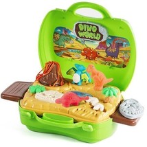 NEW  2 in 1 Dinosaur Color Dough Toys, 37 Pieces Dino Theme Color Dough Tools - £22.55 GBP