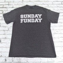 Spencers T Shirt Mens Large Gray Sunday Funday Short Sleeve Crew Neck - £10.20 GBP