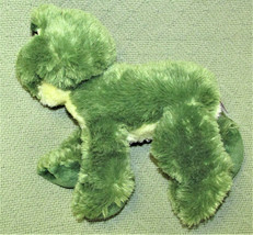 Aurora 9&quot; Frog Plush Dreamy Big Eye Green Yellow Stuffed Animal B EAN Bag Lovie - £8.60 GBP