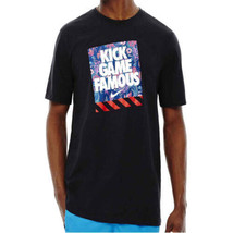 Nike Mens Kick Game Floral Tee Size X-Small Color Black - £34.28 GBP