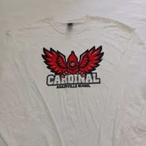 Gildan Ultra Cotton Cardinal Adairsville School Men's White Graphic T-Shirt 2XL image 8