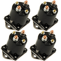4pc 12V Solenoid for Club Car for DS 1984-Up for Precedent Gas Golf Cart 1013609 - £38.72 GBP