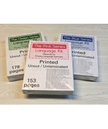 The Pink, Blue &amp; Green Series - 3 Language Kits - Montessori “Open-box #... - £104.63 GBP