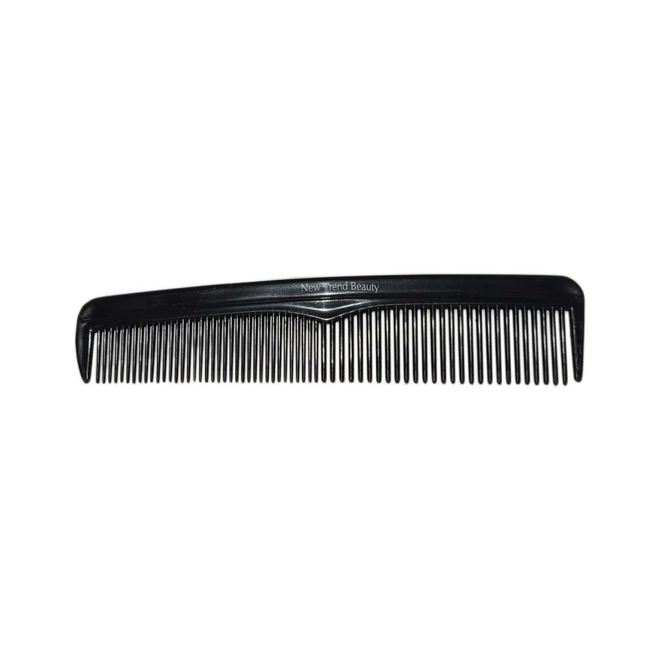 New Trend Beauty NTB Curved Back Fine Hair Comb Black - $7.16