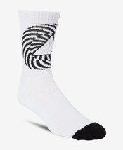Volcom Mens Vibes Socks Pair, One Size, White - £14.14 GBP