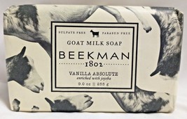 Beekman 1802 Goat Milk Soap Vanilla Absolute 9 oz  - £10.41 GBP