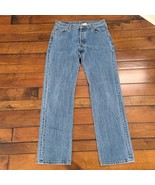 Levis 501 xx Jeans Mens 36x36 (36x35) Blue Denim Straight Button Fly - £23.31 GBP