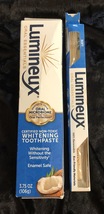 Lumineux Oral Essentials Whitening toothpaste and Soft Bamboo Toothbrush Set - £11.76 GBP