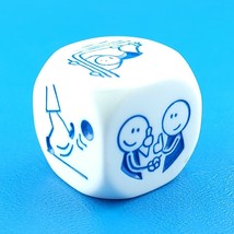 Rorys Story Cubes Actions Replacement Game Die Blue Gamewright Picture - £1.85 GBP